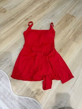 Red Women’s Swim Dress - Brand Unknown